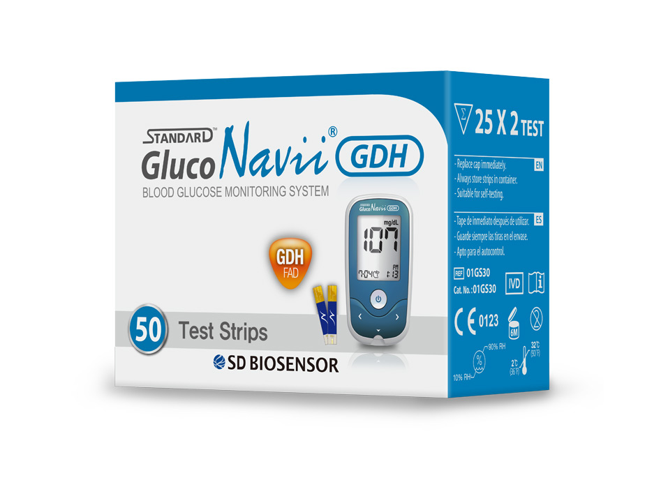 Que thử đường huyết STANDARD™ GlucoNavii® GDH Blood Glucose Test Strip